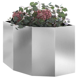 Vaso d'angolo Argento 60 x 60 x 50 cm Acciaio zincato 883666