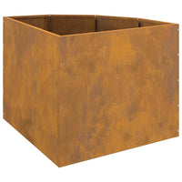 Vaso d'angolo Ruggine 60 x 60 x 50 cm acciaio corten 883667
