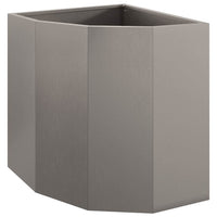 Vaso d'angolo Ruggine 45 x 45 x 50 cm acciaio corten 883674