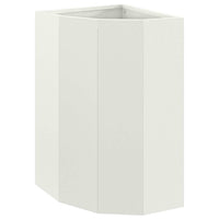 Vaso d'angolo Bianco 30 x 30 x 50 cm Acciaio 883676