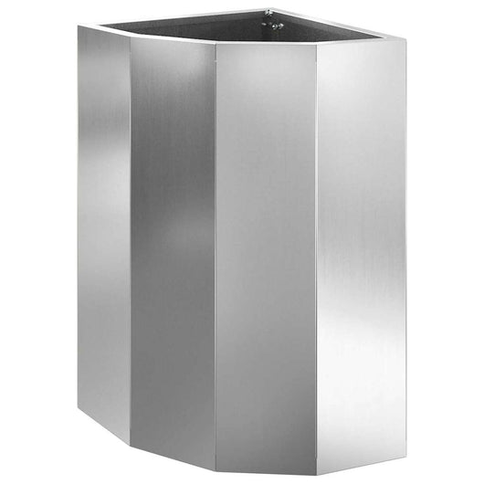 Vaso d'angolo Argento 30 x 30 x 50 cm Acciaio zincato 883680