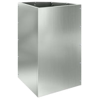 Vaso d'angolo Argento 30 x 30 x 50 cm Acciaio zincato 883680