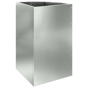 Vaso d'angolo Argento 30 x 30 x 50 cm Acciaio zincato 883680