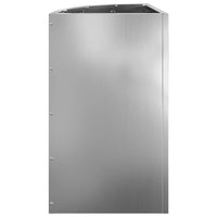 Vaso d'angolo Argento 30 x 30 x 50 cm Acciaio zincato 883680