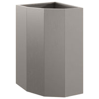 Vaso d'angolo Ruggine 30 x 30 x 50 cm acciaio corten 883681