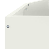 Fioriera Bianco 120 x 60 x 35 cm Acciaio 883683