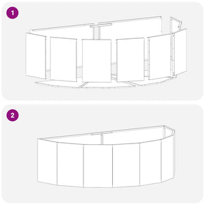 Fioriera Bianco 120 x 60 x 35 cm Acciaio 883683