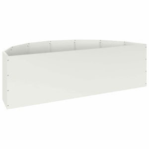 Fioriera Bianco 120 x 60 x 35 cm Acciaio 883683