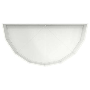 Fioriera Bianco 120 x 60 x 35 cm Acciaio 883683