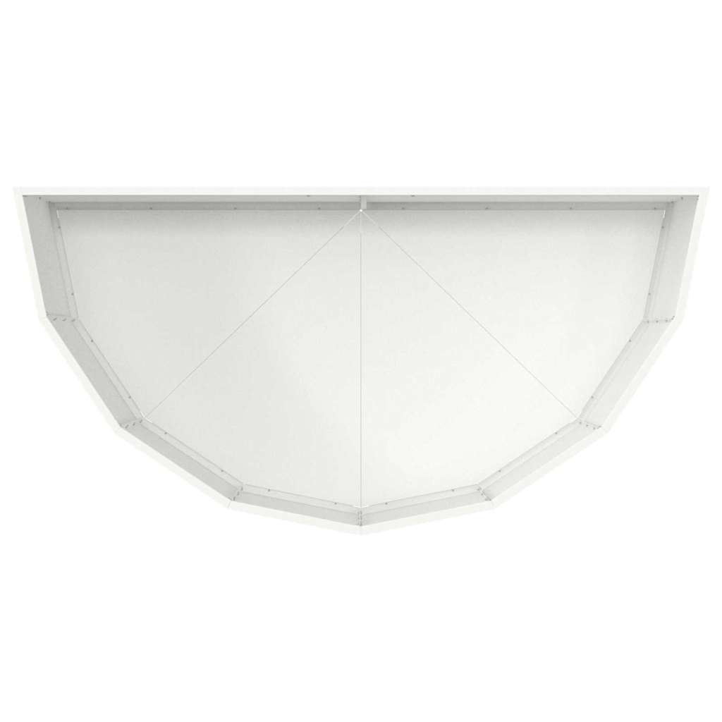 Fioriera-Vaso-Contenitore per Piante Bianco 120 x 60 x 35 cm Acciaio