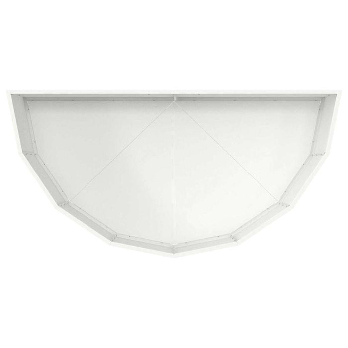 Fioriera-Vaso-Contenitore per Piante Bianco 120 x 60 x 35 cm Acciaio