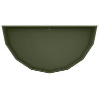 Fioriera-Vaso-Contenitore per Piante Verde oliva 120 x 60 x 35 cm Acciaio
