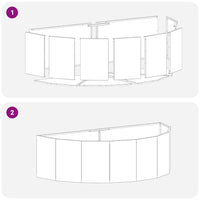 Fioriera Argento 120 x 60 x 35 cm Acciaio inossidabile 883686