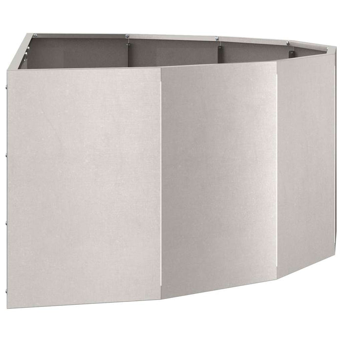 Fioriera Argento 120 x 60 x 35 cm Acciaio inossidabile 883686