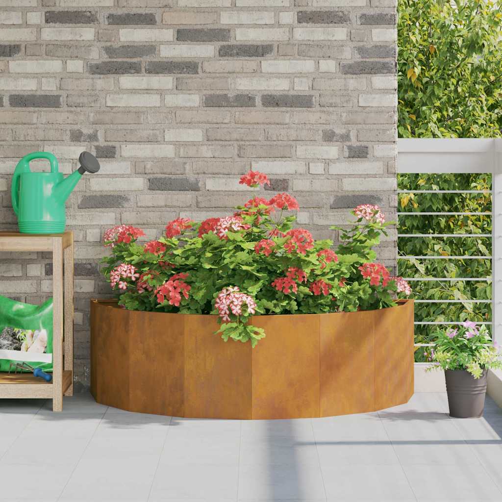 Fioriera Ruggine-Vaso-Contenitore per Piante 120 x 60 x 35 cm