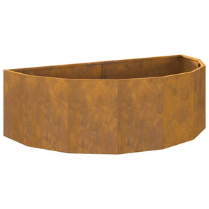 Fioriera Ruggine-Vaso-Contenitore per Piante 120 x 60 x 35 cm