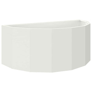 Fioriera Bianco 90 x 45 x 35 cm Acciaio 883690