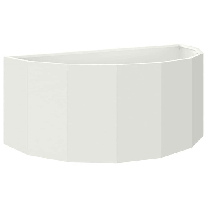 Fioriera Bianco 90 x 45 x 35 cm Acciaio 883690