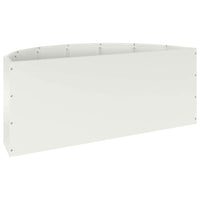 Fioriera Bianco 90 x 45 x 35 cm Acciaio 883690