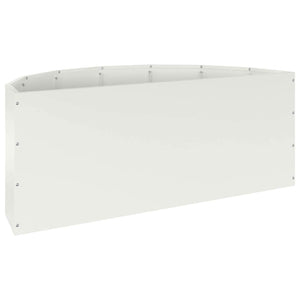 Fioriera Bianco 90 x 45 x 35 cm Acciaio 883690