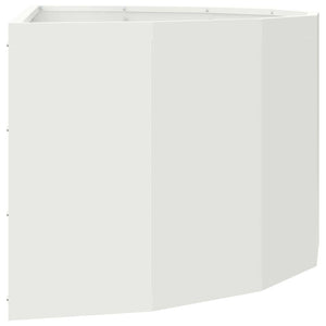 Fioriera Bianco 90 x 45 x 35 cm Acciaio 883690