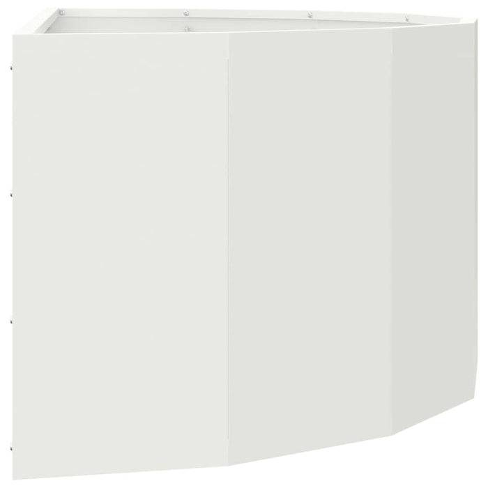 Fioriera Bianco 90 x 45 x 35 cm Acciaio 883690