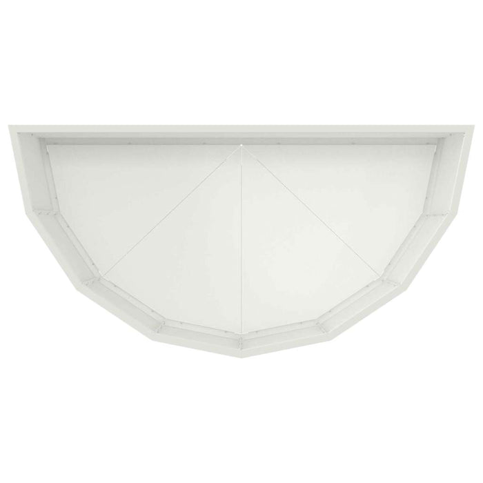 Fioriera Bianco 90 x 45 x 35 cm Acciaio 883690
