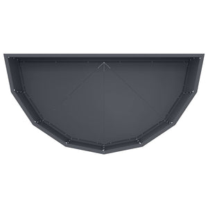 Fioriera Antracite 90 x 45 x 35 cm Acciaio 883691