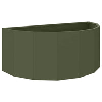 Fioriera Verde oliva 90 x 45 x 35 cm Acciaio 883692