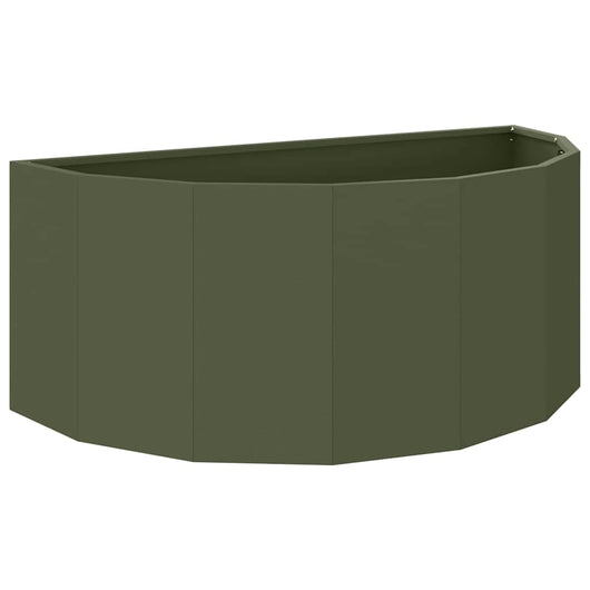 Fioriera Verde oliva 90 x 45 x 35 cm Acciaio 883692