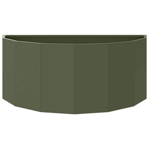 Fioriera Verde oliva 90 x 45 x 35 cm Acciaio 883692