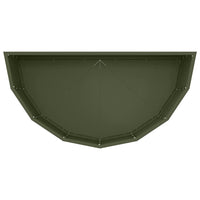 Fioriera Verde oliva 90 x 45 x 35 cm Acciaio 883692