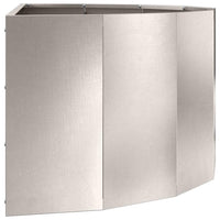 Fioriera Argento 90 x 45 x 35 cm Acciaio inossidabile 883693