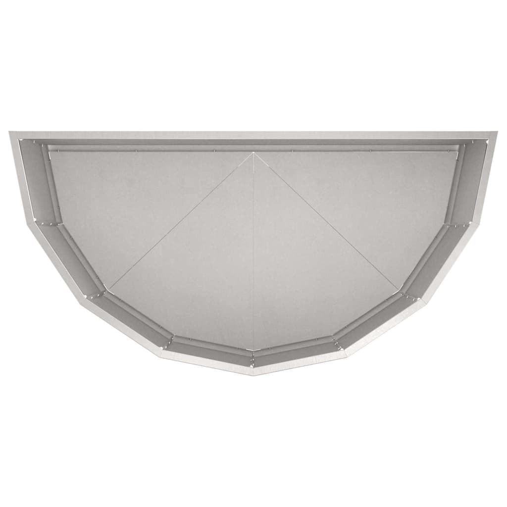 Fioriera Argento 90 x 45 x 35 cm Acciaio inossidabile 883693