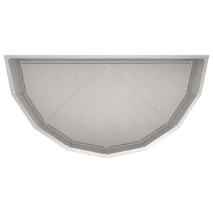 Fioriera-Vaso-Contenitore per Piante Argento 90 x 45 x 35 cm Acciaio inossidabile