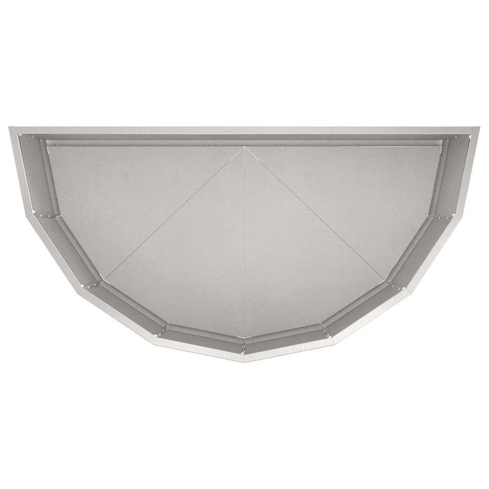 Fioriera-Vaso-Contenitore per Piante Argento 90 x 45 x 35 cm Acciaio inossidabile