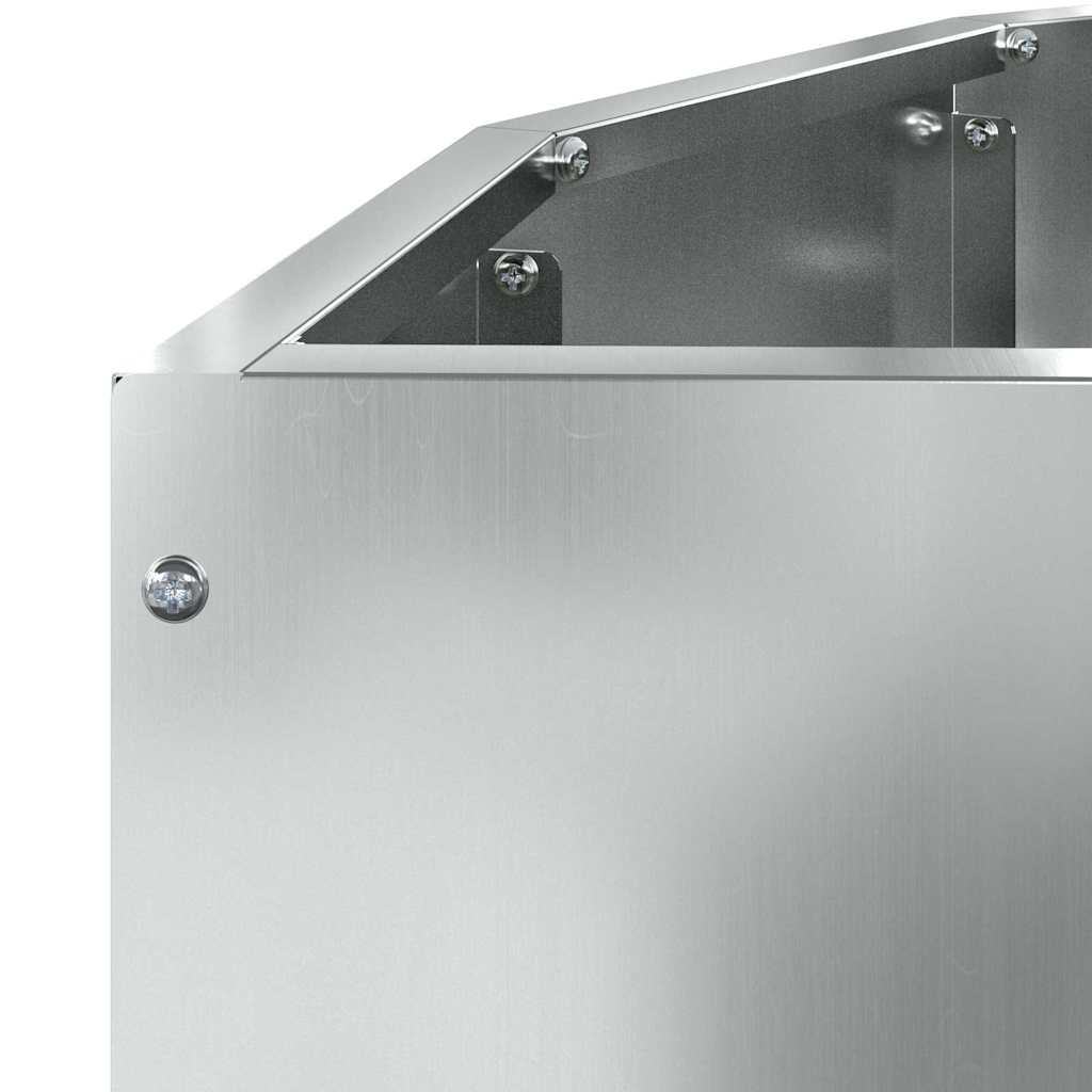 Fioriera Argento 90 x 45 x 35 cm Acciaio zincato 883694