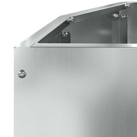 Fioriera Argento 90 x 45 x 35 cm Acciaio zincato 883694