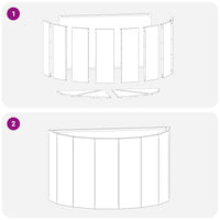 Fioriera Nero 60 x 30 x 35 cm Acciaio 883696