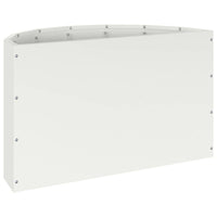 Fioriera Bianco 60 x 30 x 35 cm Acciaio 883697