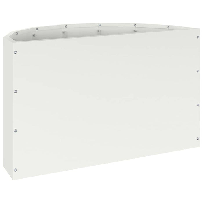 Fioriera Bianco 60 x 30 x 35 cm Acciaio 883697