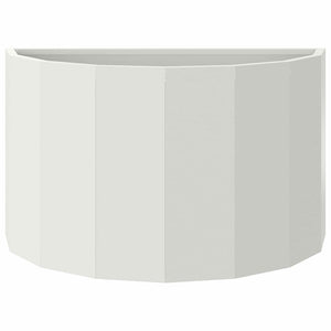 Fioriera-Vaso-Contenitore per Piante Bianco 60 x 30 x 35 cm Acciaio