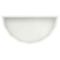 Fioriera Bianco 60 x 30 x 35 cm Acciaio 883697