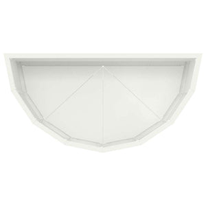 Fioriera Bianco 60 x 30 x 35 cm Acciaio 883697