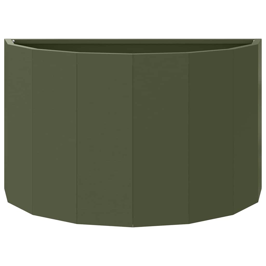 Fioriera Verde oliva 60 x 30 x 35 cm Acciaio 883699