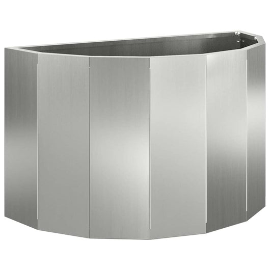 Fioriera Argento 60 x 30 x 35 cm Acciaio zincato 883701