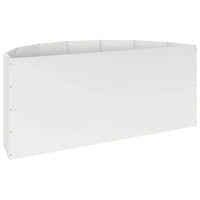 Fioriera Bianco 120 x 60 x 50 cm Acciaio 883704