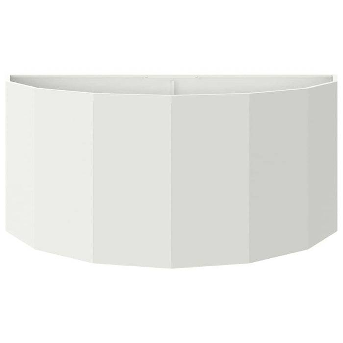Fioriera Bianco 120 x 60 x 50 cm Acciaio 883704