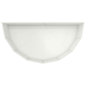 Fioriera Bianco 120 x 60 x 50 cm Acciaio 883704