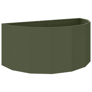 Fioriera Verde oliva 120 x 60 x 50 cm Acciaio 883706